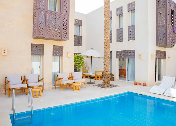 Tatil Evi Nayah Stays, El Gouna Private Pool 5 Ensuite 5min 12 Guests